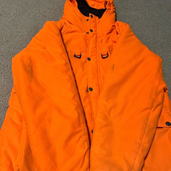Youth XL Woolrich Blaze Orange Hunting Jacket –Outdoor Guide Collection –Vintage - Picture 9 of 16